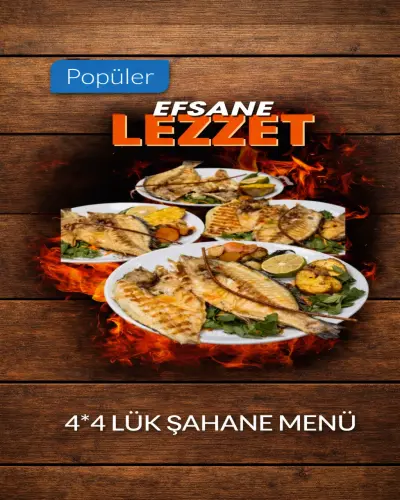 BUGÜN ŞEFİN TAVSİYESİ 4*4 LÜK ŞAHANE MENÜ