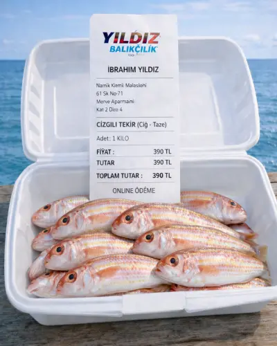 1 KG ÇİZGİLİ TEKİR BARBUN