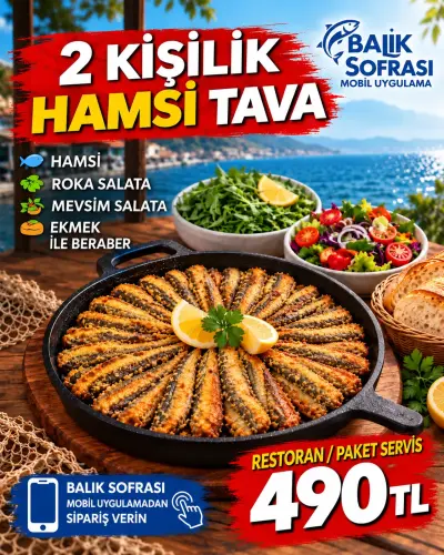 2 Kişilik Hamsi Tava